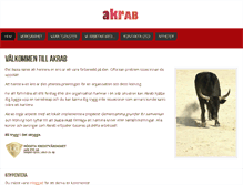 Tablet Screenshot of akrab.se